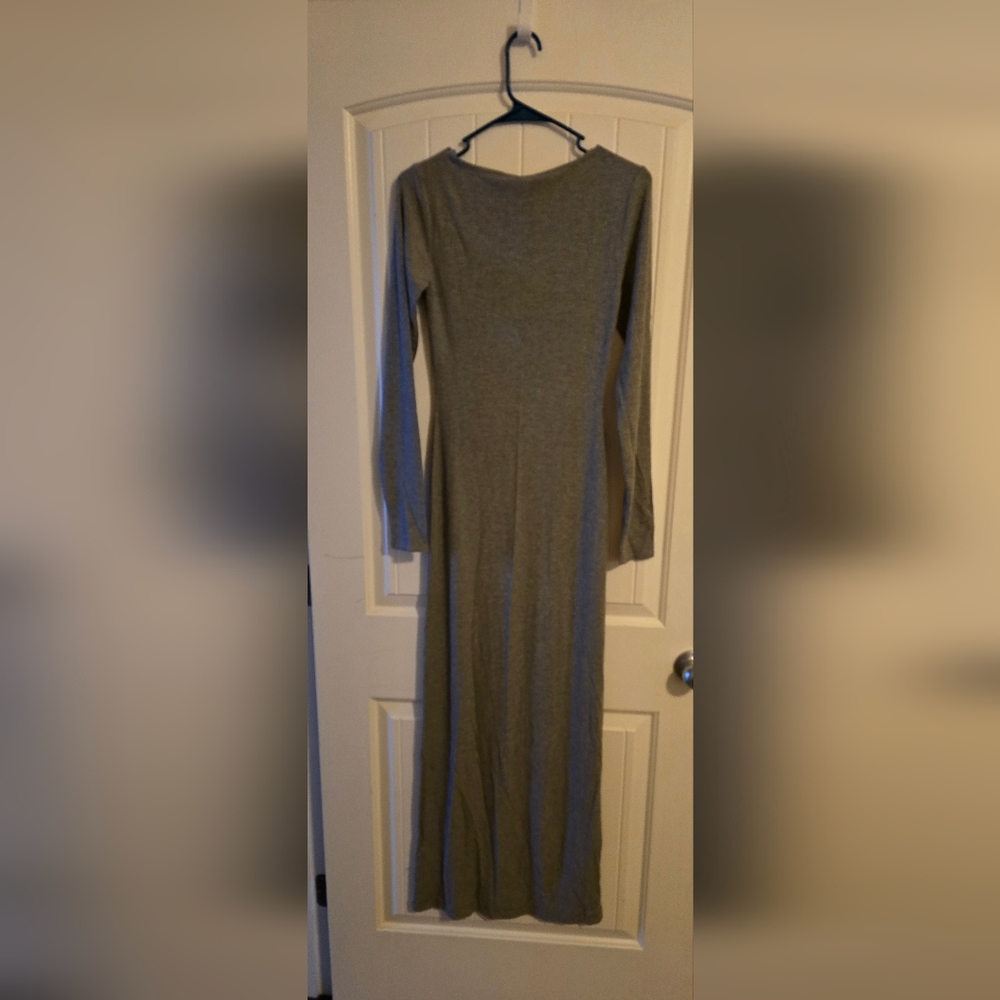 SKIMS Heather Gray Long Sleeve Dress - Size L - NWT - Picture 6 of 9